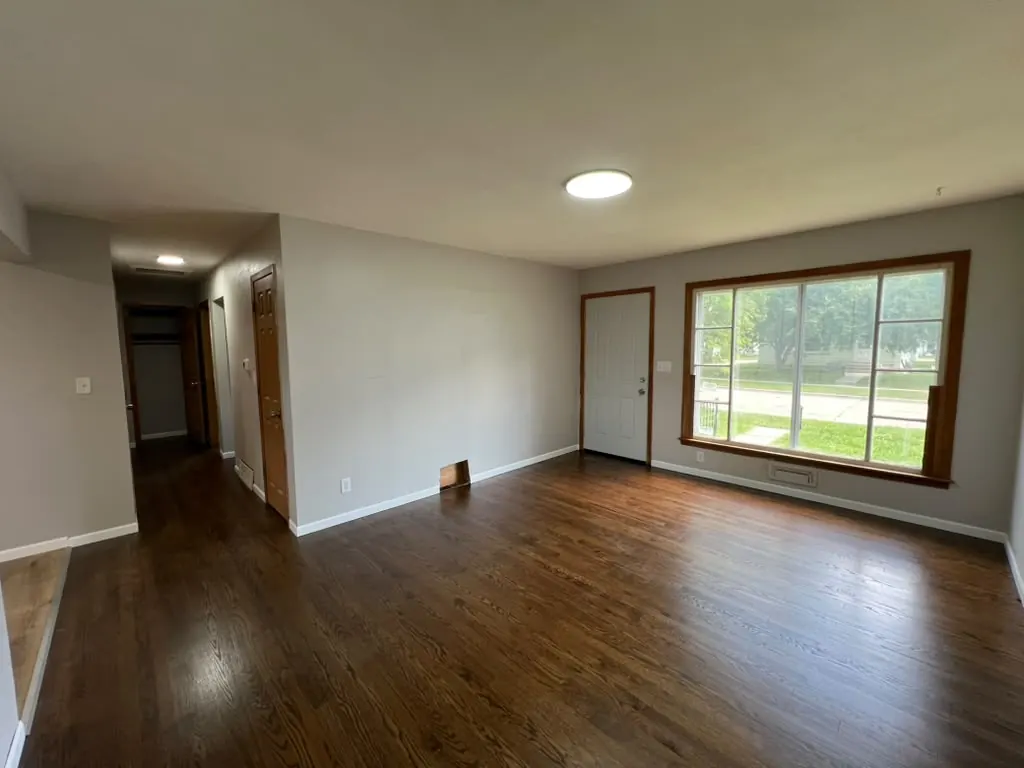 Rented living room in Milwaukee
