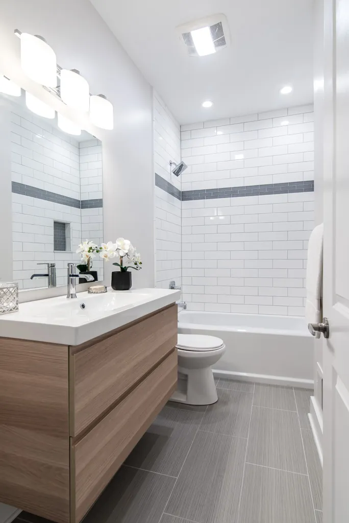 Renovated bathroom